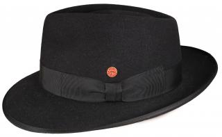 Černý klobouk Fedora Bogart - Mayser - Mio Velikost: 61 cm (XL)