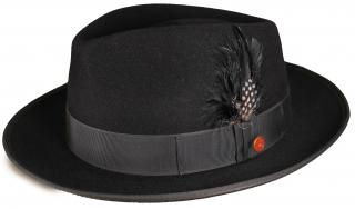 Černý klobouk Fedora - Mayser Jannes Velikost: 57 cm (M)
