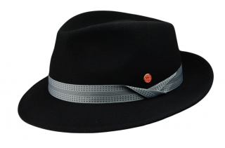 Černý klobouk trilby Mayser - Maleo Mayser Velikost: 60 cm