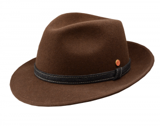 Cestovní nemačkavý voděodolný hnědý klobouk Mayser - Orrin - Limitovaná kolekce Velikost: 61 cm (XL)