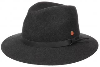 Cestovní nemačkavý voděodolný šedý klobouk Mayser - Marvin Mayser Velikost: 55 cm  (S)