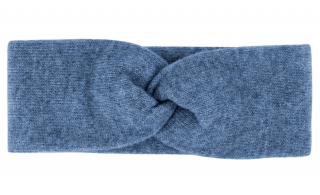 Dámská kašmírová modrá zimní čelenka - Fiebig Velikost: Unisize (S-XL)