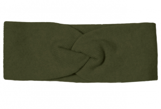 Dámská kašmírová zelená zimní čelenka - Fiebig Velikost: Unisize (S-XL)