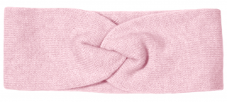 Dámská růžová kašmírová zimní čelenka - Fiebig Velikost: Unisize (S-XL)