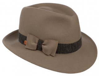 Dámský béžový nemačkavý klobouk  - Leila Velikost: 55 cm  (S)