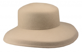 Dámský béžový plstěný  klobouk Tiffany - Mayser Velikost: Unisize (S-XL)