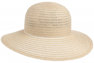Dámský béžový slaměný letní klobouk - Floppy Mayser Janell Velikost: S-M