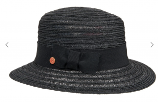 Dámský černý klobouk Jule - Cloche Mayser Velikost: 57 cm (M)