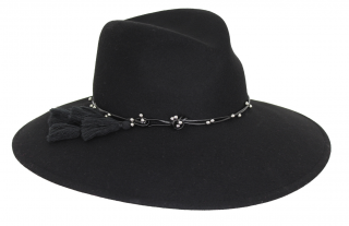 Dámský černý zimní  klobouk Hilary - Mayser Velikost: Unisize (S-XL)
