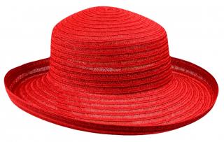 Dámský červený klobouk Isabella - tvarovatelná krempa Velikost: Unisize (S-XL)
