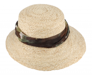 Dámský letní slaměný klobouk Cloche - Fiebig Velikost: 58 cm