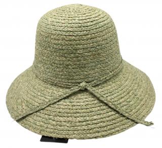 Dámský letní zelený klobouk - nemačkavý letní klobouk s větší krempou Velikost: Unisize (S-XL)