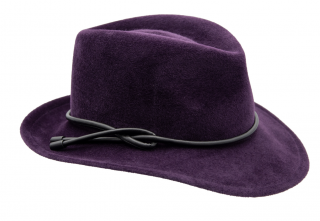 Dámský luxusní klobouk z králičí plsti - velur - Pita Velikost: 57 cm (M)