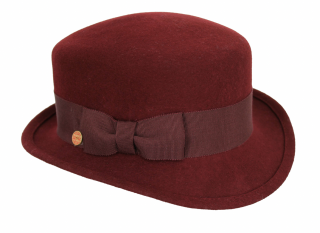 Dámský nemačkavý bordó klobouk  - Dorle Velikost: 57 cm (M)