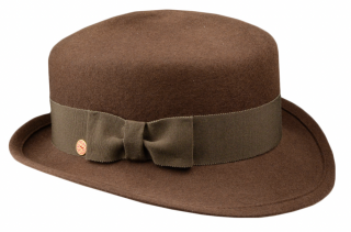 Dámský nemačkavý hnědý klobouk  - Dorle Velikost: 57 cm (M)