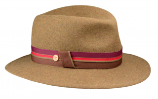 Dámský nemačkavý hnědý klobouk - Nane Velikost: 55 cm  (S)