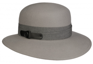 Dámský nemačkavý šedý klobouk  - Palmira Velikost: 59 cm (L)