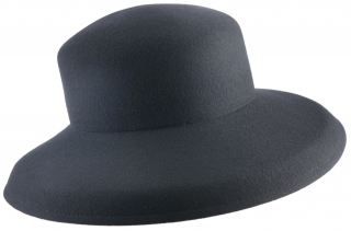 Dámský plstěný  klobouk černý - Tiffany - Mayser Velikost: Unisize (S-XL)