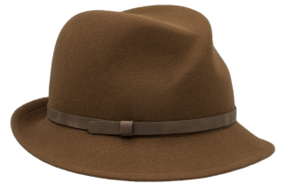 Dámský trilby hnědý zimní klobouk Petra - Mayser Velikost: Unisize (S-XL)