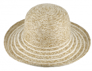 Elegantní letní dámský klobouk s jemnou mašlí - Fiebig Velikost: 56 cm