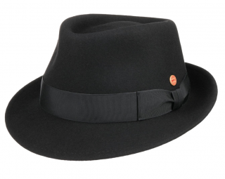 Klasický černý  klobouk Mayser -Troy Mayser Velikost: 61 cm (XL)
