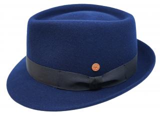 Klasický  klobouk modrý Mayser -Troy Mayser Tinte Velikost: 61 cm (XL)