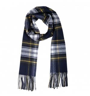 Kostkovaná pánská šála 37 x 180 cm - skotská kostka tartan modrá Velikost: Unisize (S-XL)