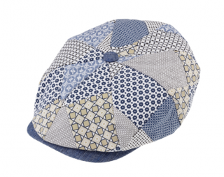 Letní bavlněná bekovka 8-panel od Fiebig - patchwork Velikost: 61 cm (XL)