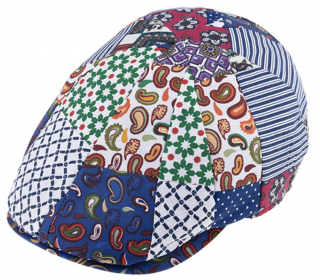 Letní bavlněná bekovka - patchwork Velikost: 59 cm (L)