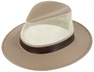 Letní bavlněný klobouk - bavlna - Safari Velikost: 57 cm (M)
