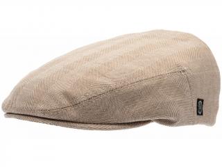Letní béžová bekovka - driver cap - od CTH Ericson - Edward Brown Velikost: 59 cm (L)