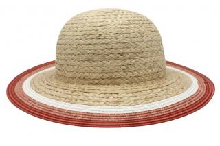 Letní dámský slaměný klobouk Fiebig s širokou krempou - Brim Hat Raffia Velikost: 56 cm