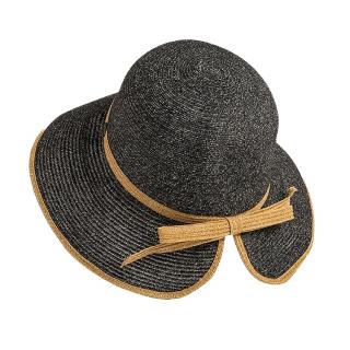 Letní klobouček s velkou mašli (UV FAKTOR 50+)  - Karfil Velikost: Unisize (S-XL)