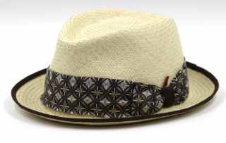 Letní panamský klobouk Trilby - Marone Velikost: 57 cm (M)
