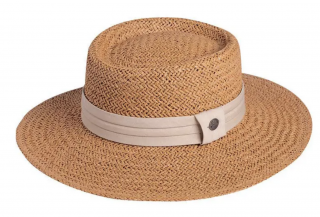 Letní slaměný klobouk s širší krempou Velikost: Unisize (S-XL)