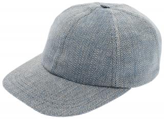 Lněná modrá kšiltovka - Ball Cap Lin Blue Velikost: S-M