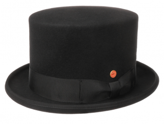 Luxusní černý cylindr Mayser - Top  Hat Velikost: 60 cm