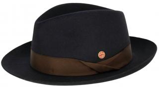 Luxusní černý klobouk Mayser - Samuel Mayser Velikost: 61 cm (XL)