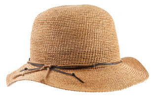 Luxusní dámský letní panamský nemačkavý klobouk s širší krempou a kulatou korunou - Brigitte - Mayser Velikost: 55 cm  (S)