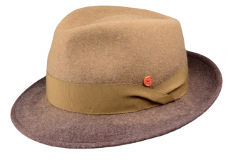 Luxusní hnědý klobouk Mayser - Manuel Mayser - Limitovaná kolekce Velikost: 61 cm (XL)