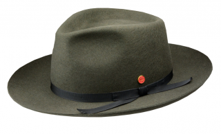 Luxusní klobouk Fedora - Mayser Ari Stone Velikost: 57 cm (M)