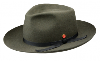 Luxusní klobouk Fedora - Mayser Ari Stone Velikost: 60 cm