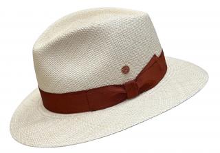 Luxusní panamský klobouk Fedora - Mayser Mathis - UV faktor 80 Velikost: 59 cm (L)