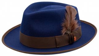 Modrý klobouk Fedora - Mayser Jannes Velikost: 57 cm (M)