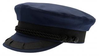 Námořnická bavlněná kapitánka - Oscar II Cotton Poplin Blue Velikost: 55 cm  (S)