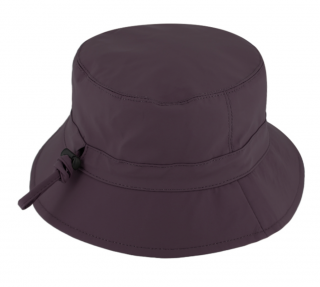 Nepromokavý fialový bucket hat - podzimní voděodolný klobouk - Fiebig 1903 Velikost: 59 cm (L)
