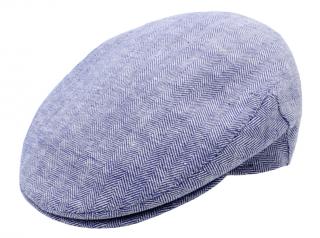 Pánská bavlněná modrá letní bekovka Velikost: 61 cm (XL)