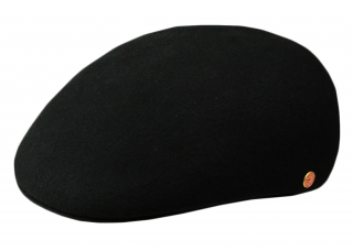 Pánská černá plstěná zimní bekovka - klasická pevná plstěná bekovka Velikost: 61 cm (XL)