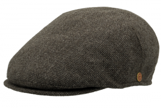 Pánská hnědá podzimní vlněná bekovka - Mayser - Sidney Velikost: 61 cm (XL)