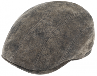 Pánská kožená bekovka s podšívkou - kožená bekovka taupe Velikost: 61 cm (XL)